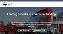 Desktop Screenshot of capxfunding.com