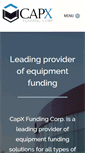 Mobile Screenshot of capxfunding.com